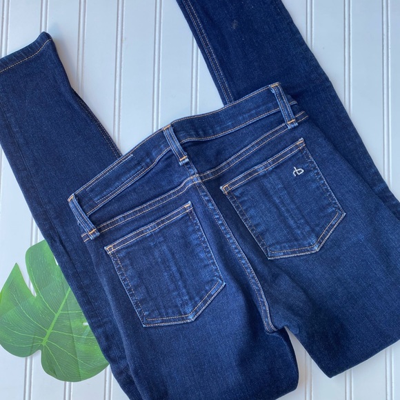 Rag & Bone High Rise Skinny Jeans - Picture 2 of 8